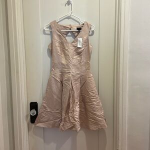 Banana republic pink shimmery party dress signature line size 2 new